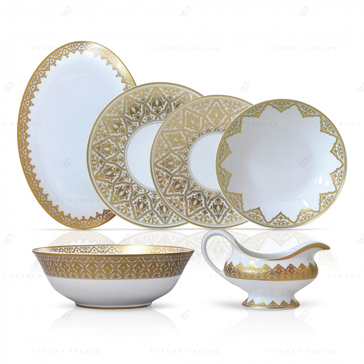 Столовый сервиз на 6 персон коллекции Venise бренда Bernardaud