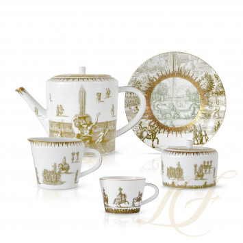 Кофейный сервиз на 6 персон коллекции Versailles Enchante бренда Bernardaud