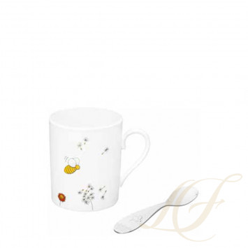 Кружка и ложка для детей  коллекции Beebee 