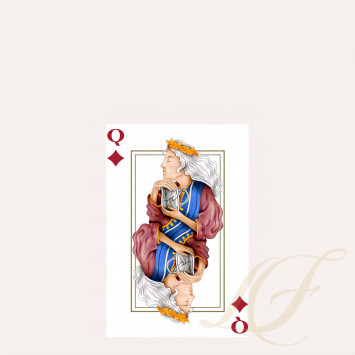 Набор из 2 колод карт для покера 14х10см бренда Christofle