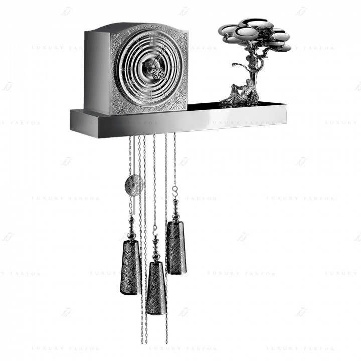 Часы с кукушкой 50см коллекции Jardin d'Eden (Лимитированная серия на 8 пред.) бренда Christofle