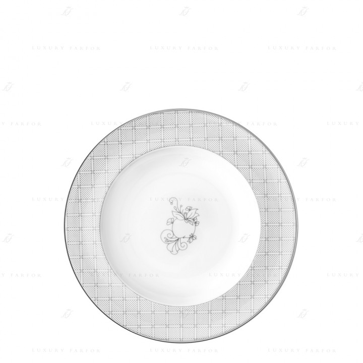 Тарелка суповая 23,5см коллекции Jardin d'Eden бренда Christofle