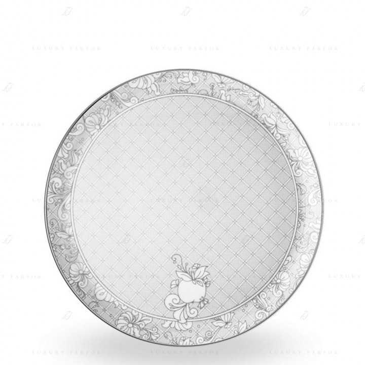 Тарелка тортовая 31см коллекции Jardin d'Eden бренда Christofle