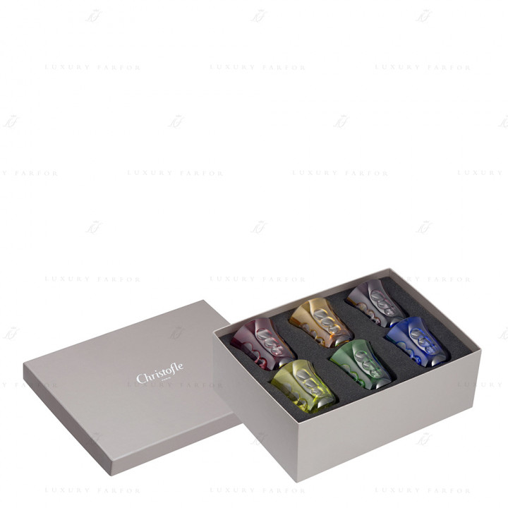 Стакан в подарочной упаковке, 6 шт. 0,2л коллекции Kawali бренда Christofle