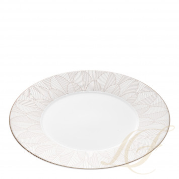Тарелка главная 27см коллекции Malmaison Impériale Platin бренда Christofle