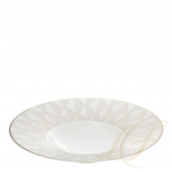 Тарелка суповая 27см коллекции Malmaison Impériale Platin бренда Christofle