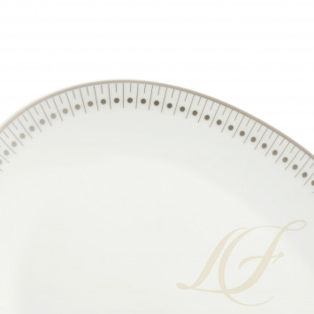 Блюдо овальное 28см коллекции Malmaison Impériale Platin бренда Christofle