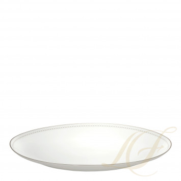 Блюдо овальное 38см коллекции Malmaison Impériale Platin бренда Christofle