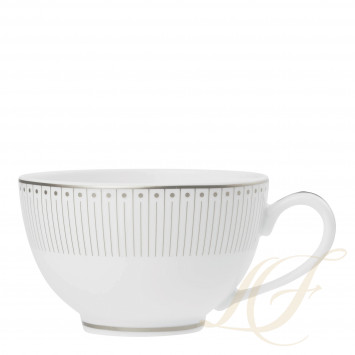 Чашка чайная с блюдцем, 2шт. 130мл коллекции Malmaison Impériale Platin бренда Christofle