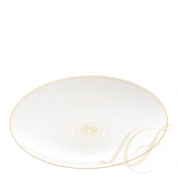 Тарелка закусочная 21см коллекции Malmaison Impériale Or бренда Christofle