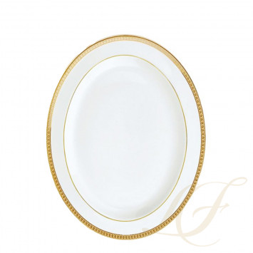 Блюдо овальное 38см коллекции Malmaison Or бренда Christofle