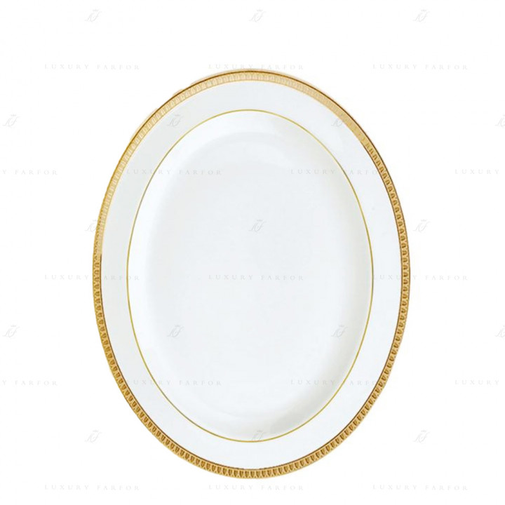 Блюдо овальное 38см коллекции Malmaison Or бренда Christofle