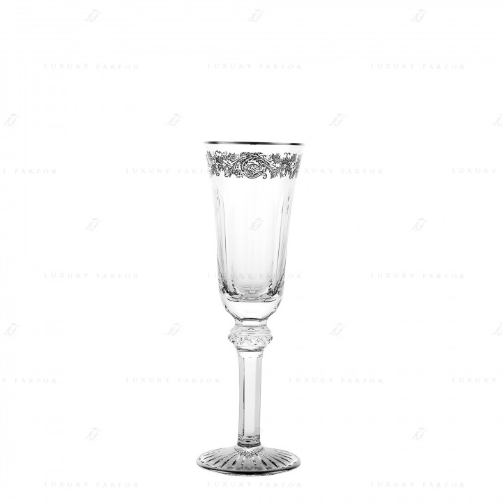 Флюте для шампанского 0,18л коллекции Marly Or Blanc бренда Christofle