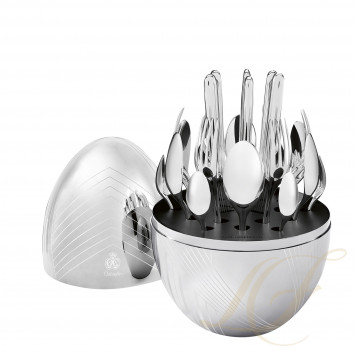 Набор столовых приборов на 6 Персон, 24 Предметов коллекции Mood by Karl Lagerfeld 