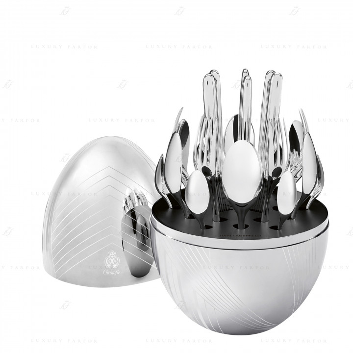 Набор столовых приборов на 6 Персон, 24 Предметов коллекции Mood by Karl Lagerfeld 