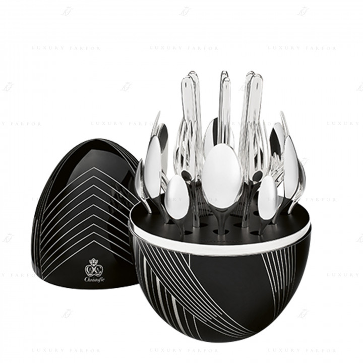 Набор столовых приборов на 6 Персон, 24 Предметов коллекции Mood by Karl Lagerfeld 