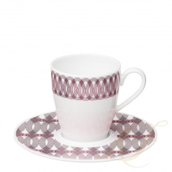 Чашка эспрессо с блюдцем 0,1л коллекции Mood Nomade бренда Christofle