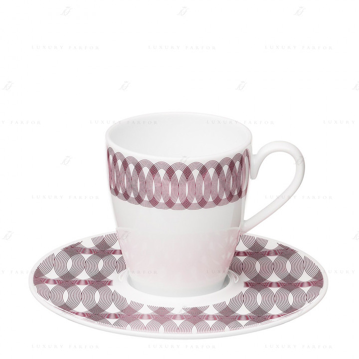 Чашка эспрессо с блюдцем 0,1л коллекции Mood Nomade бренда Christofle