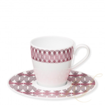 Чашка эспрессо с блюдцем в подарочной упаковке, 6 шт. 0,1л коллекции Mood Nomade бренда Christofle