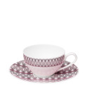 Чашка чайная с блюдцем 0,2л коллекции Mood Nomade бренда Christofle