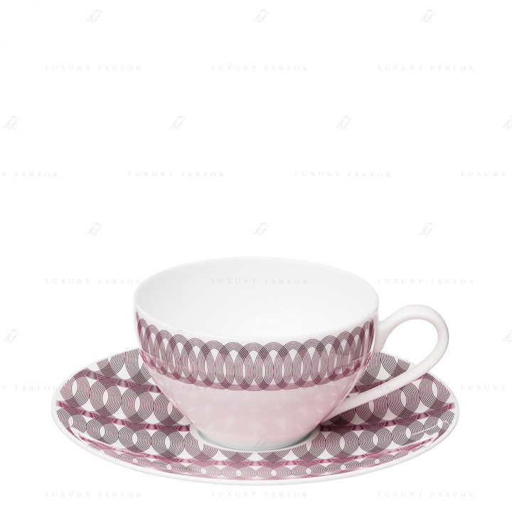 Чашка чайная с блюдцем 0,2л коллекции Mood Nomade бренда Christofle