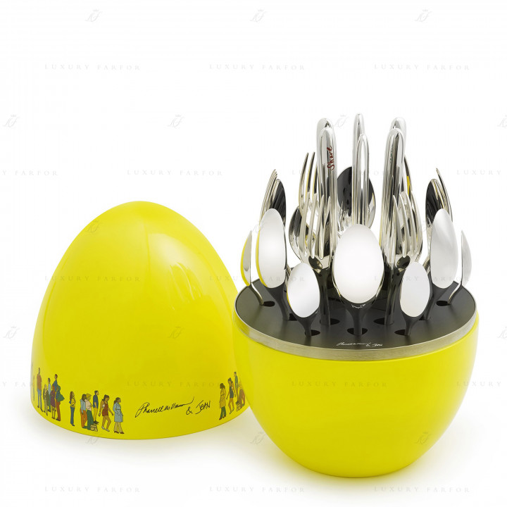 Набор столовых приборов на 6 Персон, 24 Предметов коллекции Mood × Pharrell Williams & Jean 