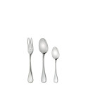 Вилка, ложка и чайная ложка для новорожденных коллекции Perles 