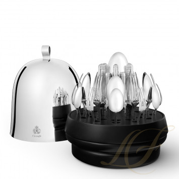 Набор столовых приборов на 6 Персон, 38 Предментов коллекции Ruche - Perles 