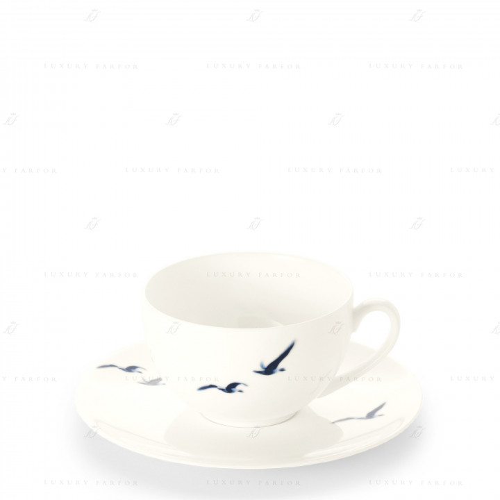 Чашка кофейная с блюдцем 0,25л коллекции Blue Birds бренда Dibbern