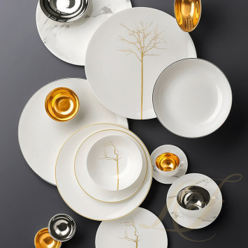 Блюдце для чашки кофейной 15,8см коллекции Carrara бренда Dibbern