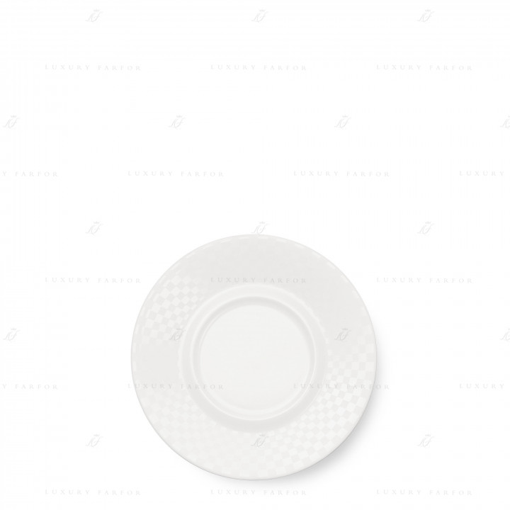 Блюдце для чашки эспрессо 12см коллекции Cross White 