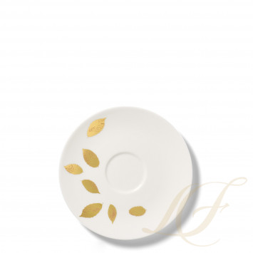 Блюдце для чашки 16см коллекции Gold Leaf бренда Dibbern