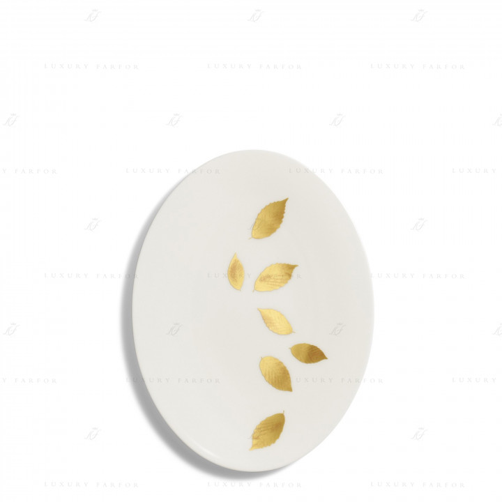 Тарелка для гарнира 24см коллекции Gold Leaf бренда Dibbern