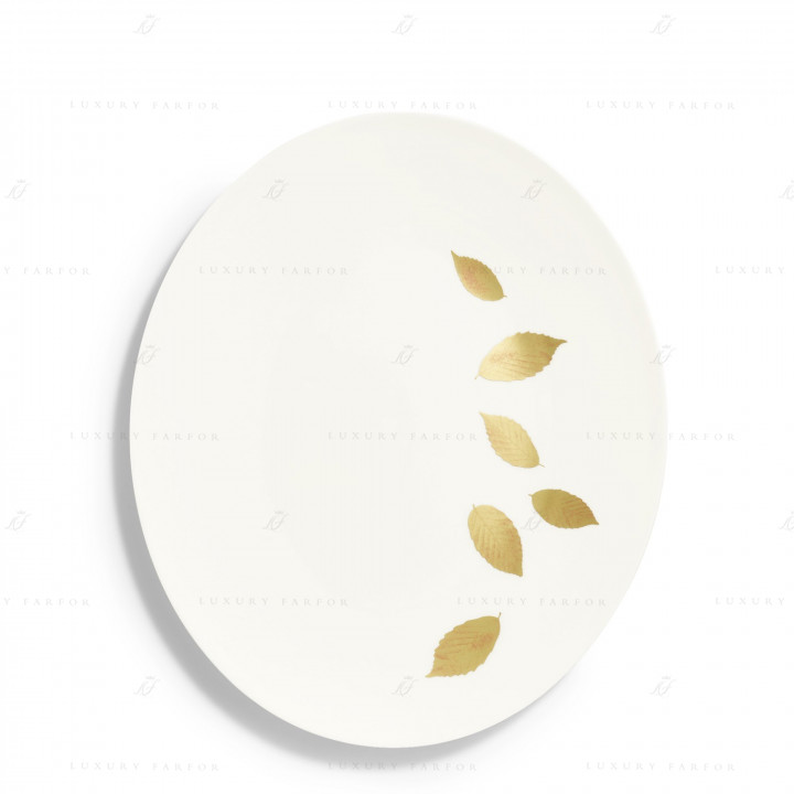 Блюдо овальное 39см коллекции Gold Leaf бренда Dibbern