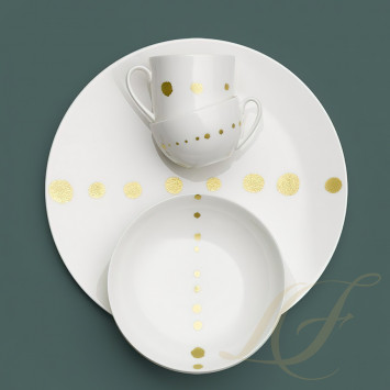 Тарелка 16см коллекции Golden Pearls бренда Dibbern