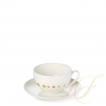 Чашка эспрессо с блюдцем 0,11л коллекции Golden Pearls бренда Dibbern