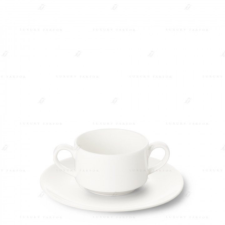 Чаша суповая с блюдцем 0,16л коллекции Hotel бренда Dibbern