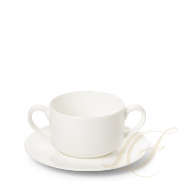 Чаша суповая с блюдцем 0,25л коллекции Hotel бренда Dibbern