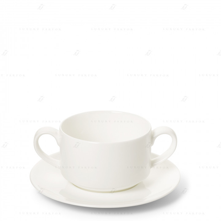 Чаша суповая с блюдцем 0,25л коллекции Hotel бренда Dibbern