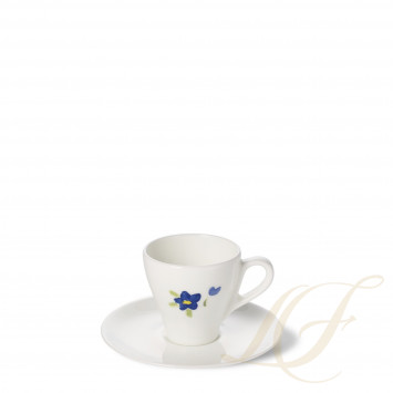 Чашка эспрессо с блюдцем 0,11л коллекции Impression - Blau бренда Dibbern