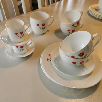 Кружка 0,32л коллекции Impression - Rot бренда Dibbern