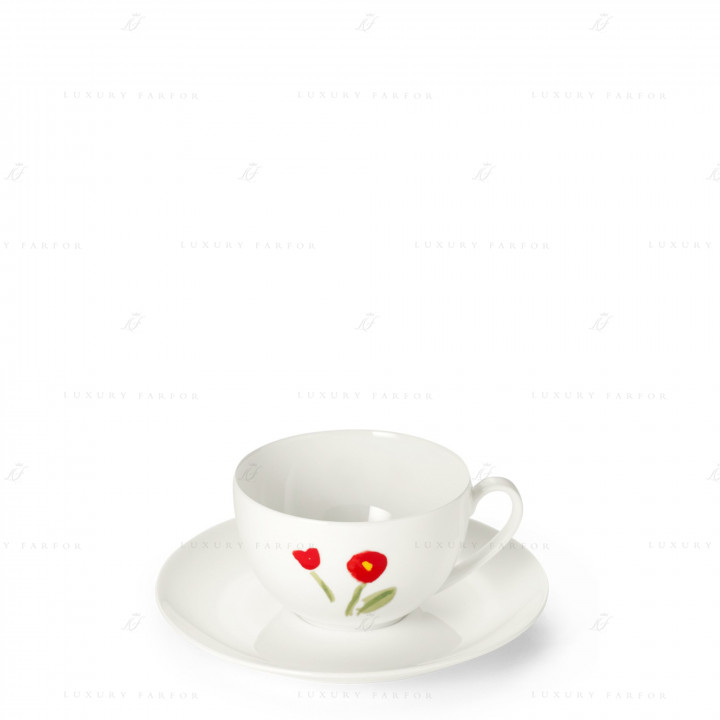 Чашка эспрессо с блюдцем 0,11л коллекции Impression - Rot бренда Dibbern