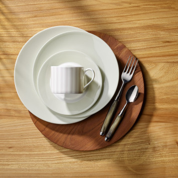 Блюдце для чашки эспрессо 11,3см коллекции Pastell - Hellgrau бренда Dibbern