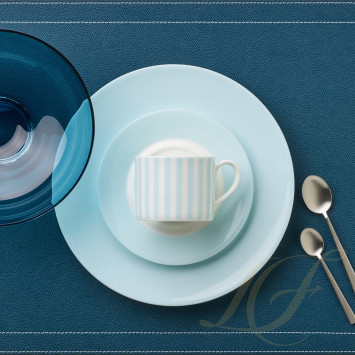 Чашка кофейная с блюдцем 0,25л коллекции Pastell - Streifen 