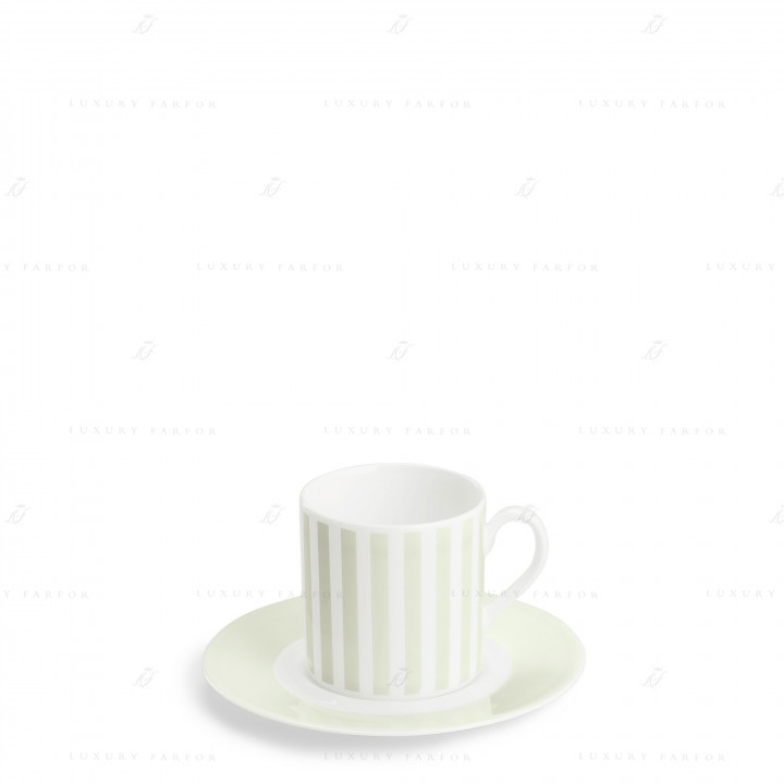 Чашка эспрессо с блюдцем 0,1л коллекции Pastell - Streifen 