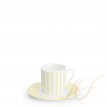 Чашка эспрессо с блюдцем 0,1л коллекции Pastell - Streifen 
