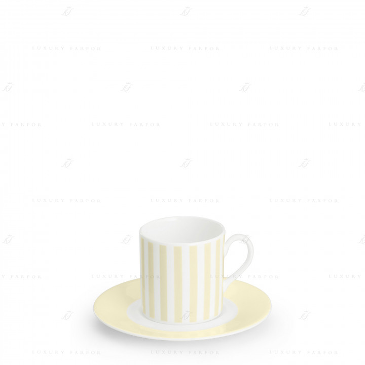 Чашка эспрессо с блюдцем 0,1л коллекции Pastell - Streifen 