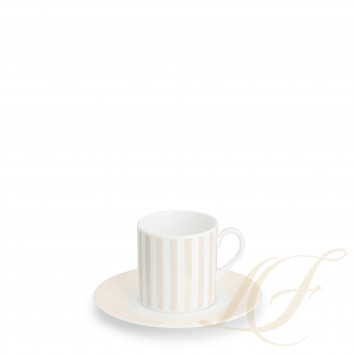Чашка эспрессо с блюдцем 0,1л коллекции Pastell - Streifen 