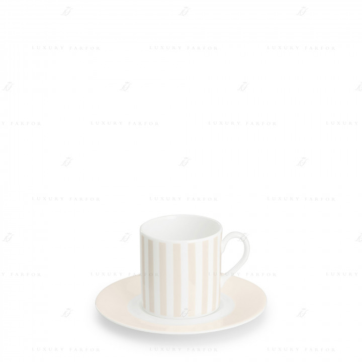 Чашка эспрессо с блюдцем 0,1л коллекции Pastell - Streifen 