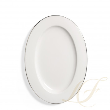 Блюдо овальное 39см коллекции Platin Lane бренда Dibbern